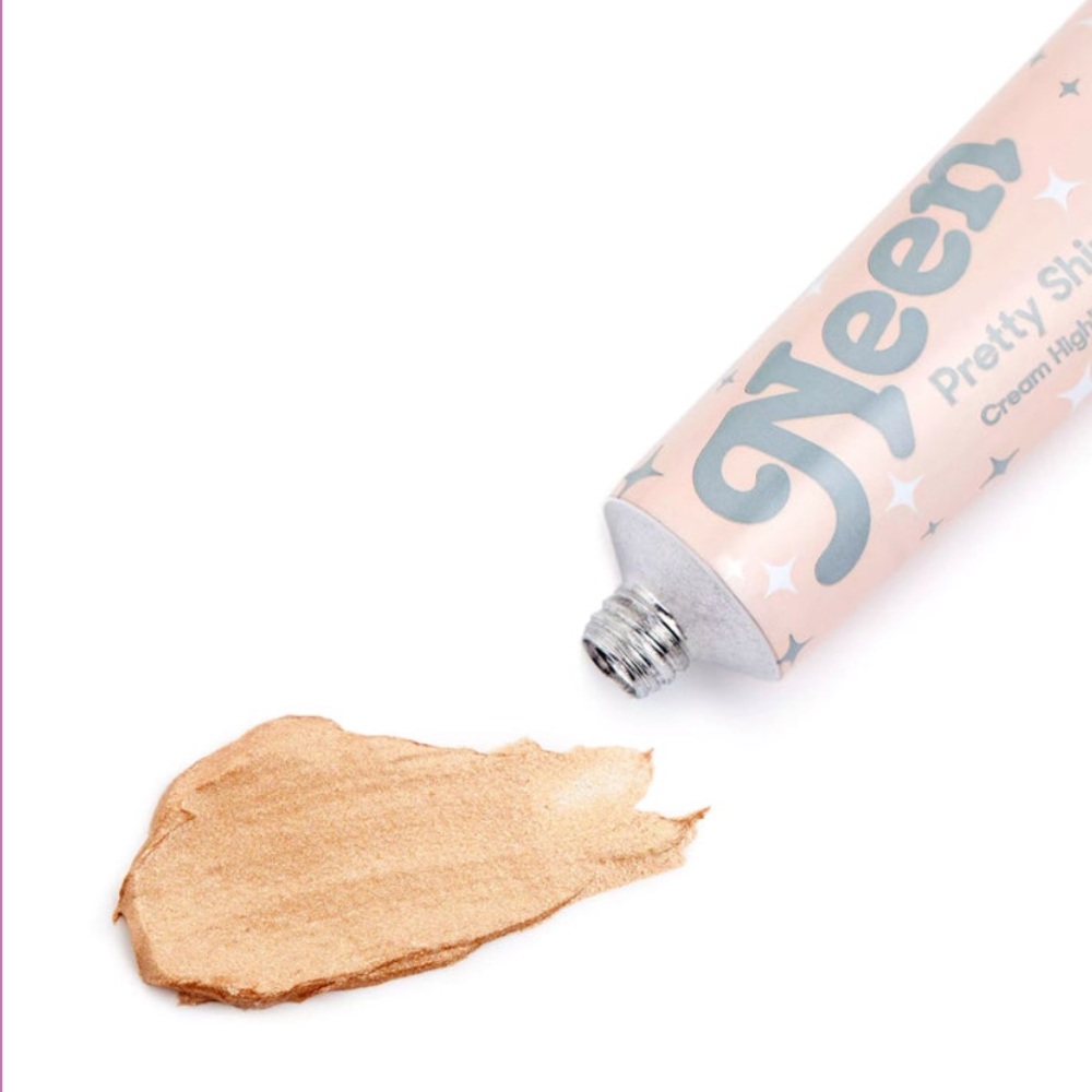 NEEN pretty shiny dewy cream highlighter: metta